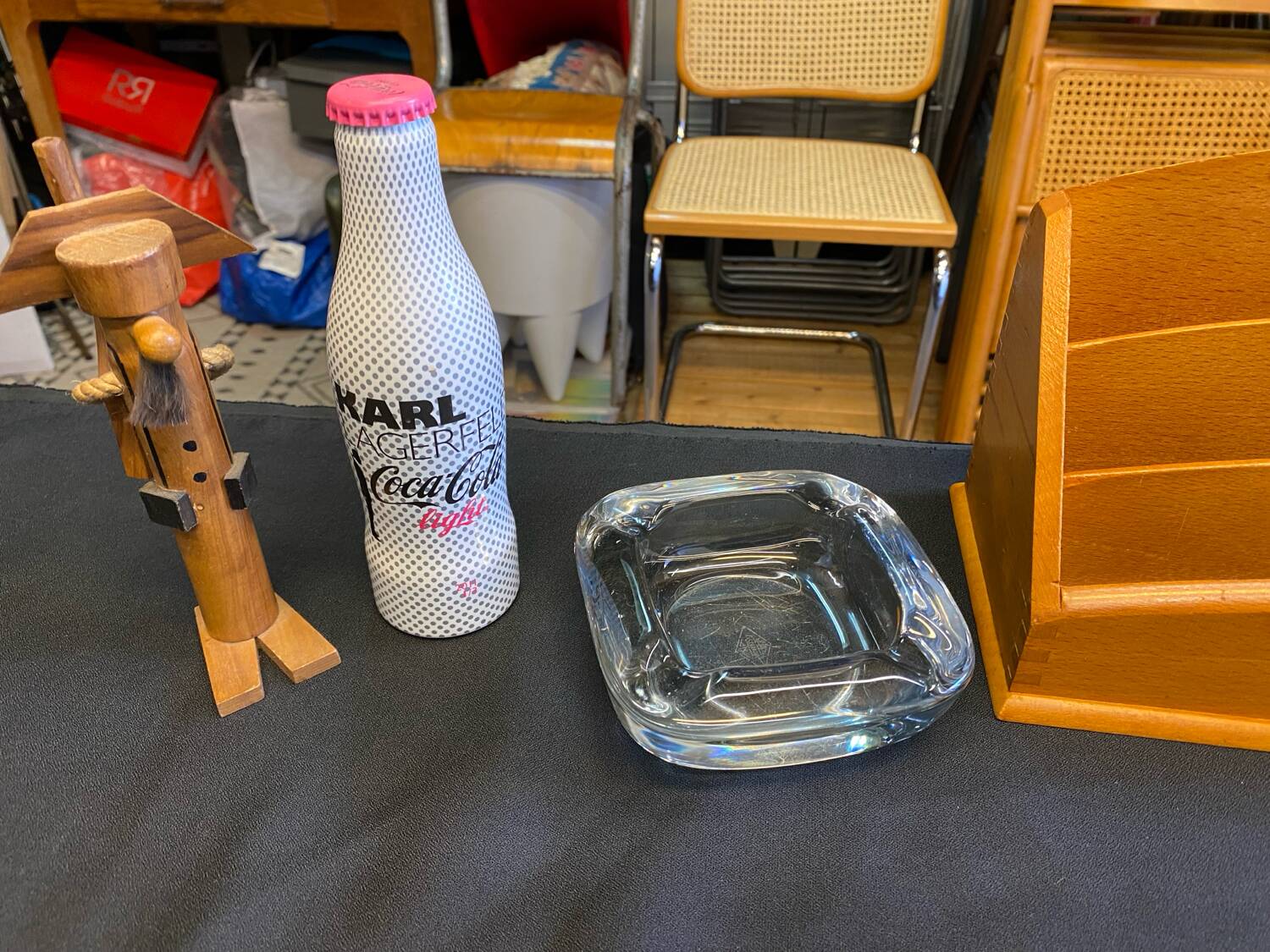 Cendrier cristal de vannes vintage France années 60