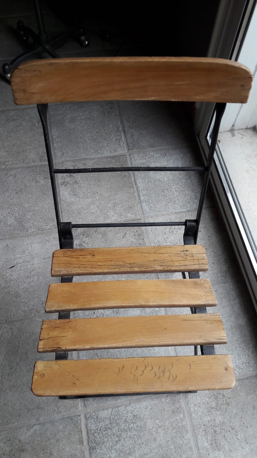 Lot de 6 chaises pliantes de terrasse de brasserie