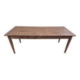Old farmhouse table, one drawer 1m95