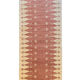 Vintage Afghan Ziegler Rug Handwoven Rust Wool Runner - 77x450cm