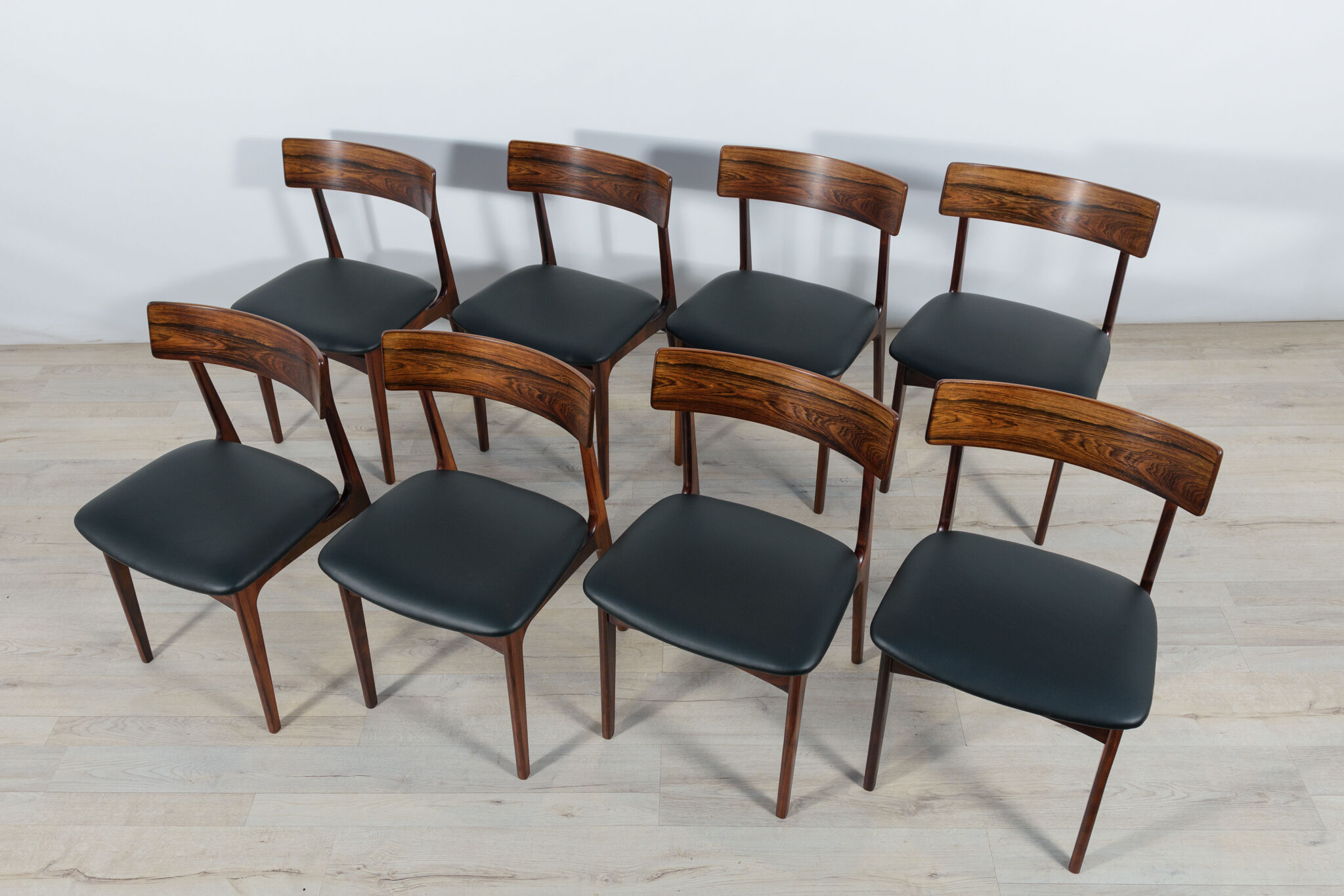 Mid-century danish rosewood dining chairs, 1960s, set of 8