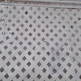 Wrought iron garden bench