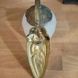 Wall lamp art deco bronze tulip glass paste dp 122365