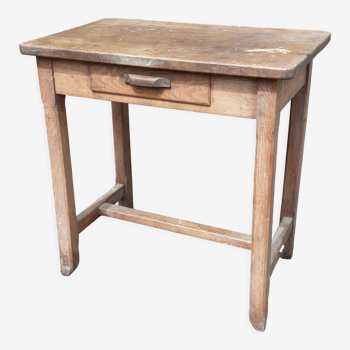 Antique desk table in solid wood