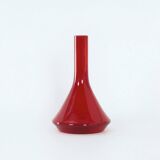 Red Vase from the Industrial Series by A.D. Copier for Glasfabriek Leerdam, 1960s | Largest Version