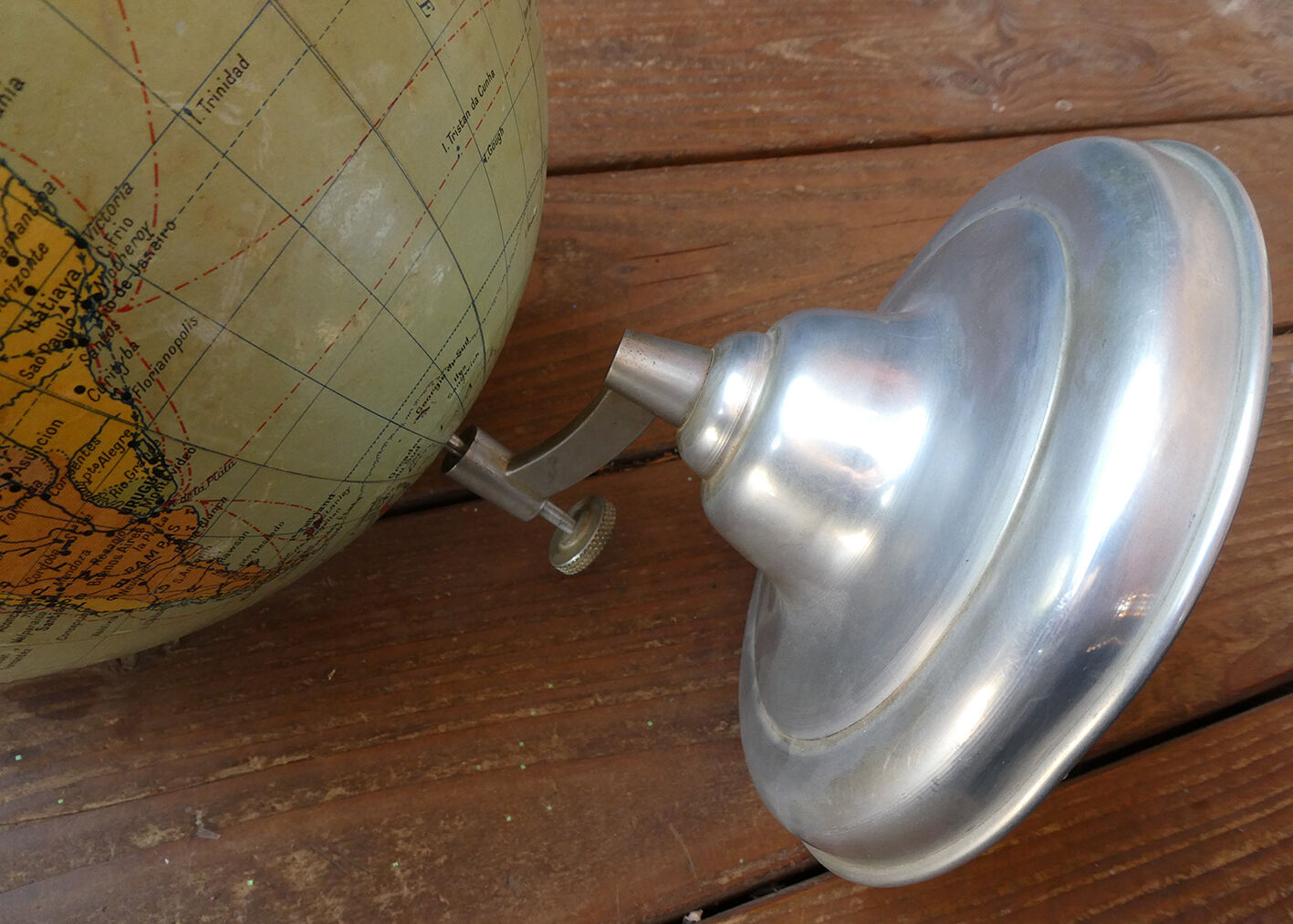 Globe terrestre Taride vintage des années 1940 - 37cm