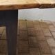 Rustic farm table with a drawer  30