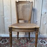 Set of 6 caned chairs in Louis XVI style