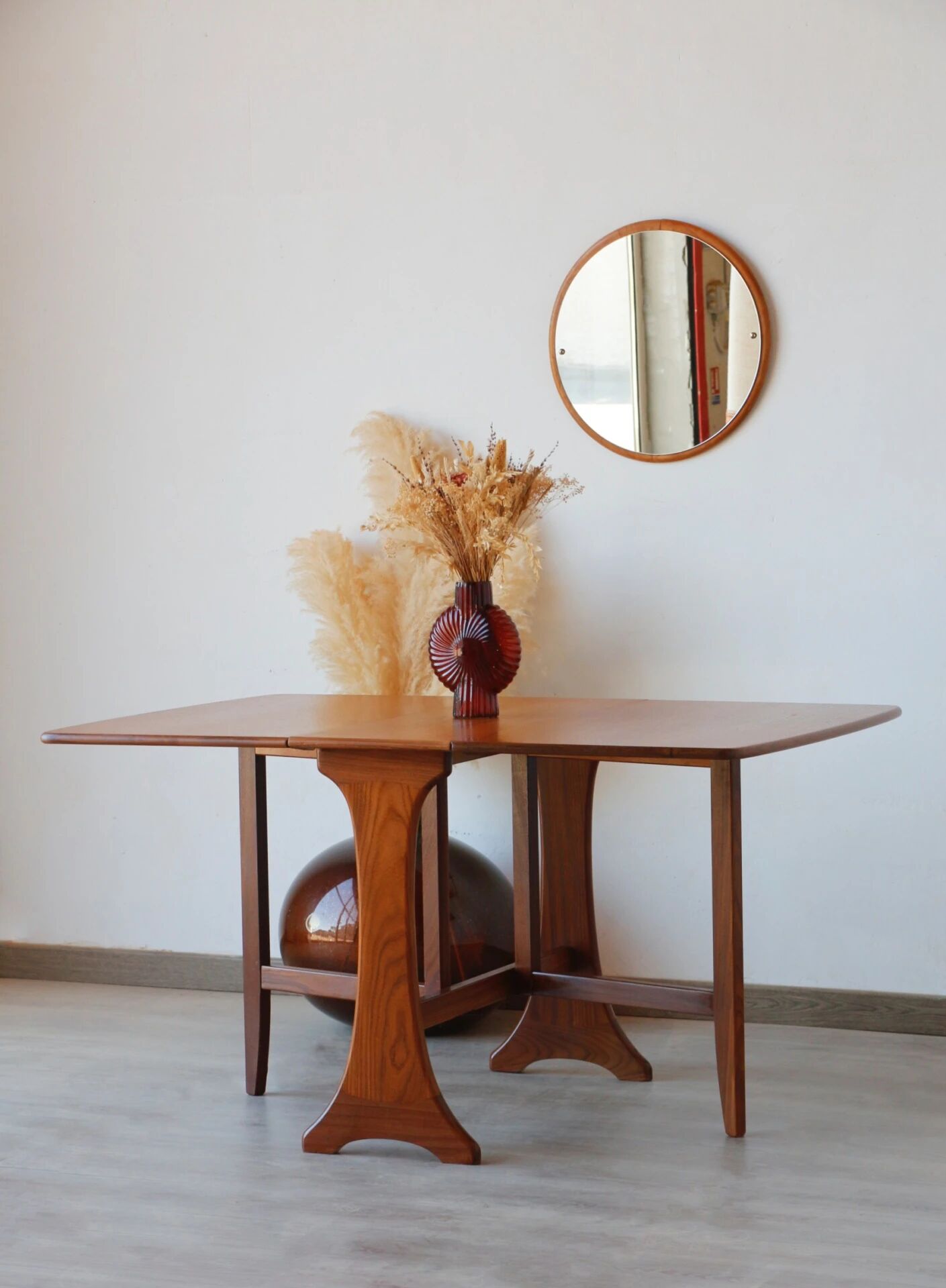 Table scandinave pliante en teck G-Plan