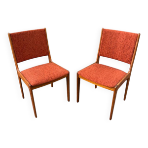 Paire de chaises scandinaves - teck