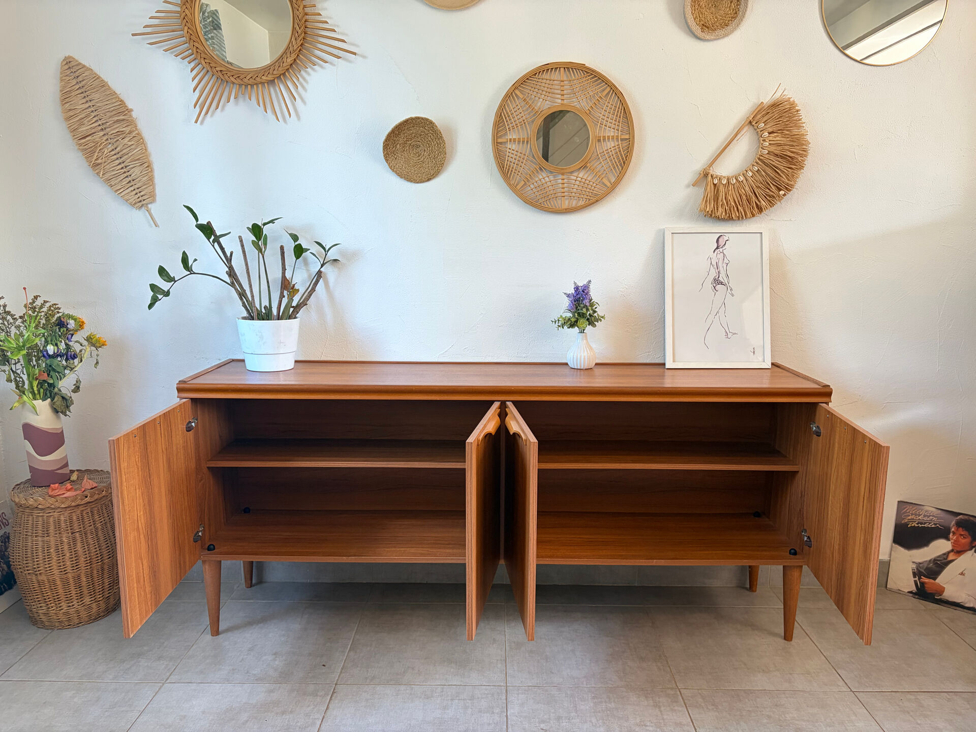 90s vintage enfilade