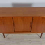 Danish high sideboard in teak, 1960s