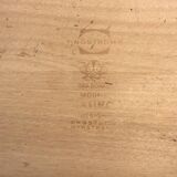 "Casino" oak bedside table, Engström & Myrstran, Sweden, 1960