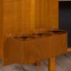 Unité murale indépendante scandinave avec armoire de bar, Norvège années 1960