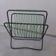 Porte revue vintage metal et scoubidou vert