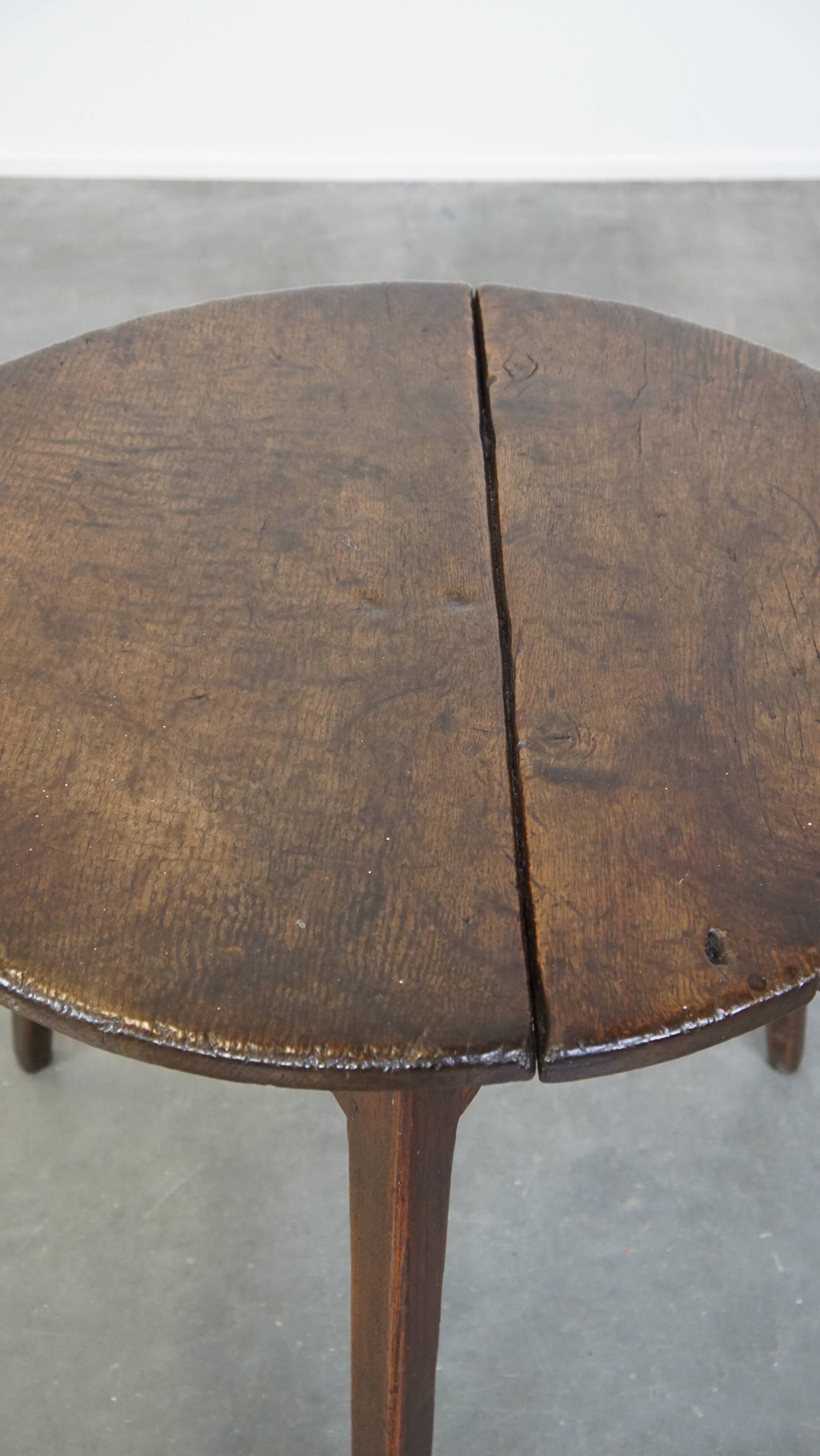 Antique English cricket table from the 18th century