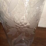 Vase en cristal taillé