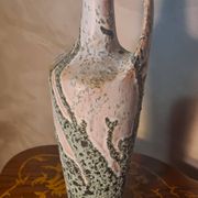 Vase, glazed ceramic, fat lava, signed bruno dose40, design 50s/60s