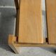 Vintage pine chair, old ski resort furniture