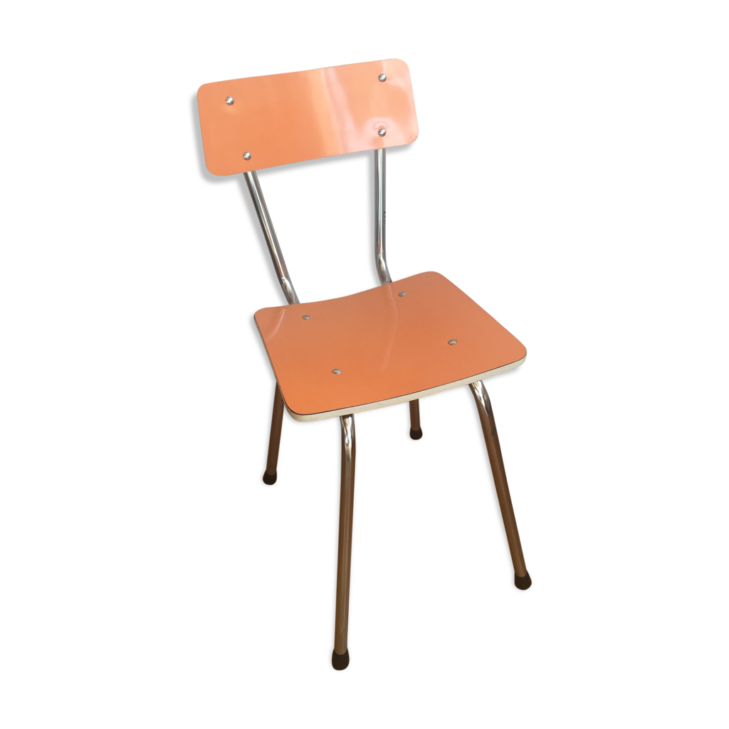 Chaise formica orange 60's | Selency