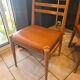 lot of 6 teak chairs from the 1950s, Scandinavian, Danish 87 x 44 x 43 BEG