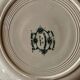 Ironstone "anemone" flat plates from Saint-Amand-les-Eaux