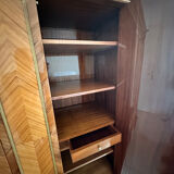 Louis XVI style wardrobe – Marquetry & bronzes