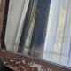 Vintage Art Deco carved wood mirror from the 1940s/50s