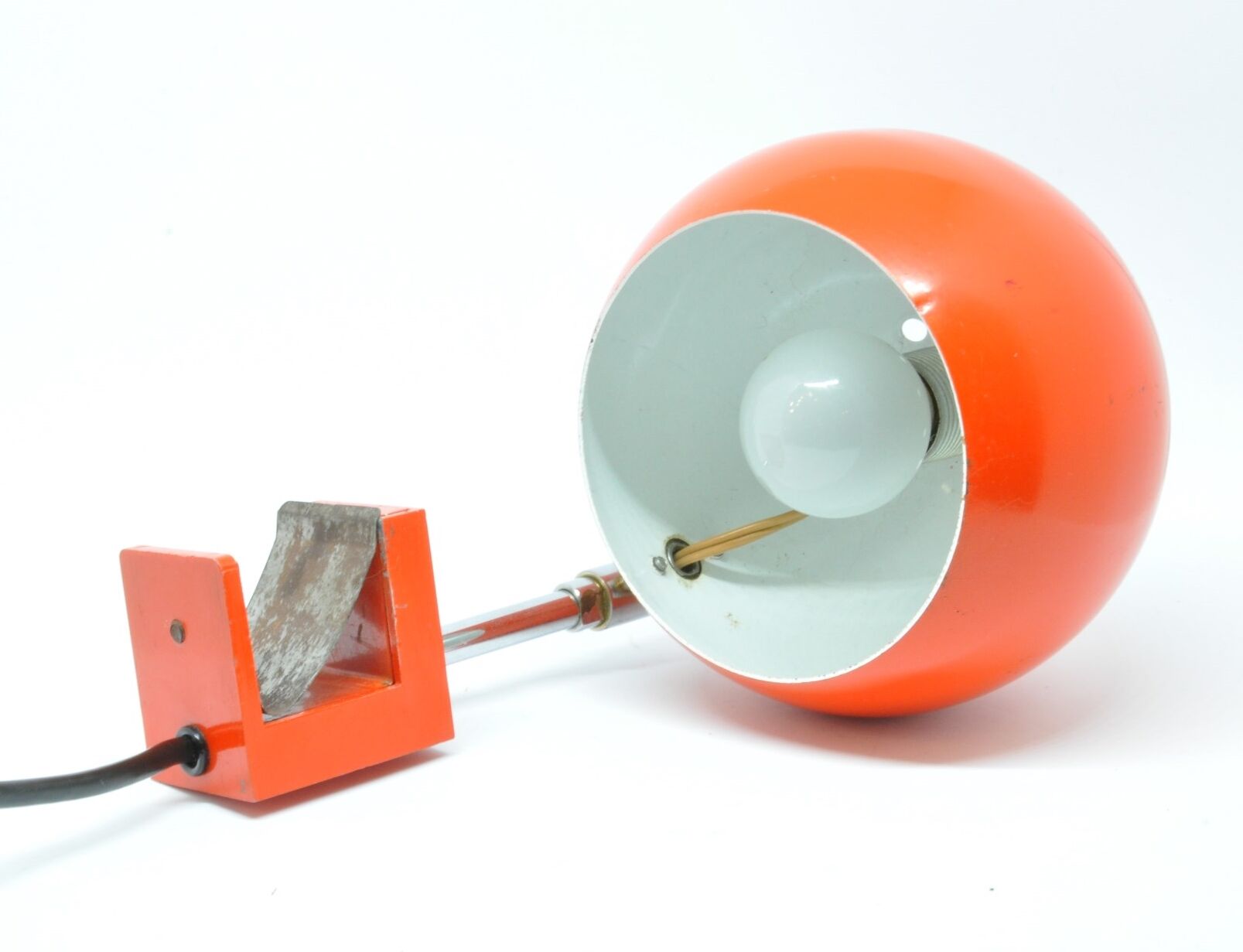 Lampe eye ball sur étau