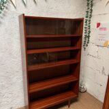 Vintage display cabinet bookcase shelf