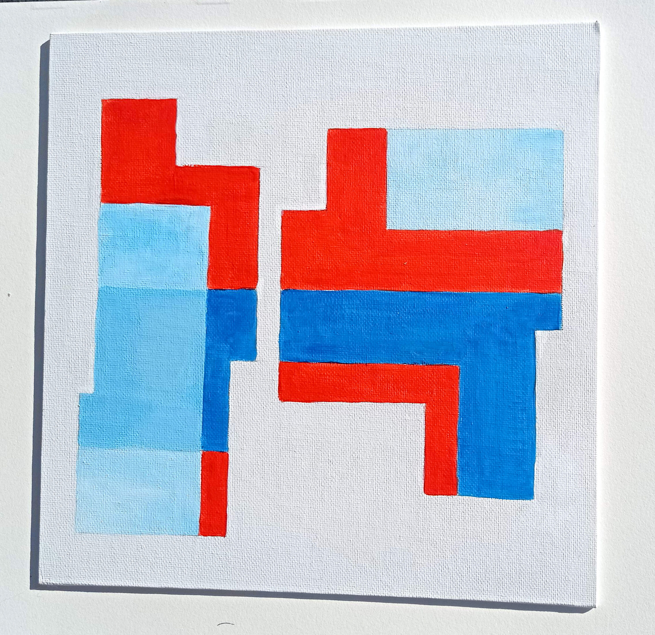 Post minimalist abstract painting