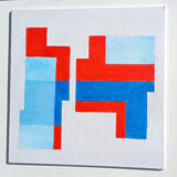 Post minimalist abstract painting