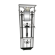 Art Deco coat rack wrought iron wardrobe