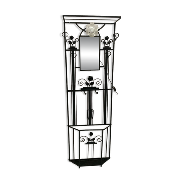 Art Deco coat rack wrought iron wardrobe