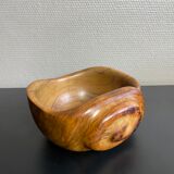 Empty wooden pocket of olivier