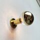 Vintage German Space Age Brass Ceiling Lamp by Motoko Ishii for Staff, 1970s