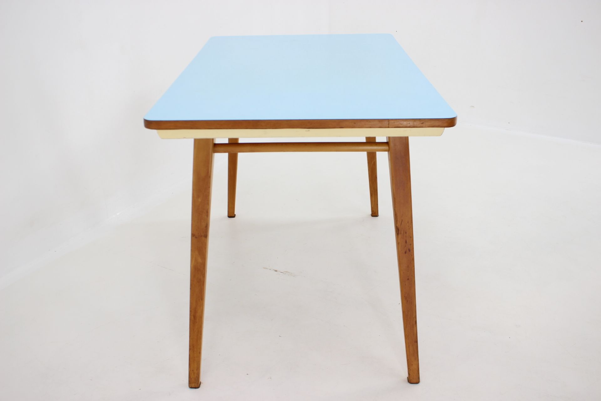 1960s Wood and Umakart Dining Table by Nový Domov, Czechoslovakia