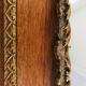 Carved wooden mirror 47x54cm