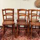6 anciennes chaises bistrot