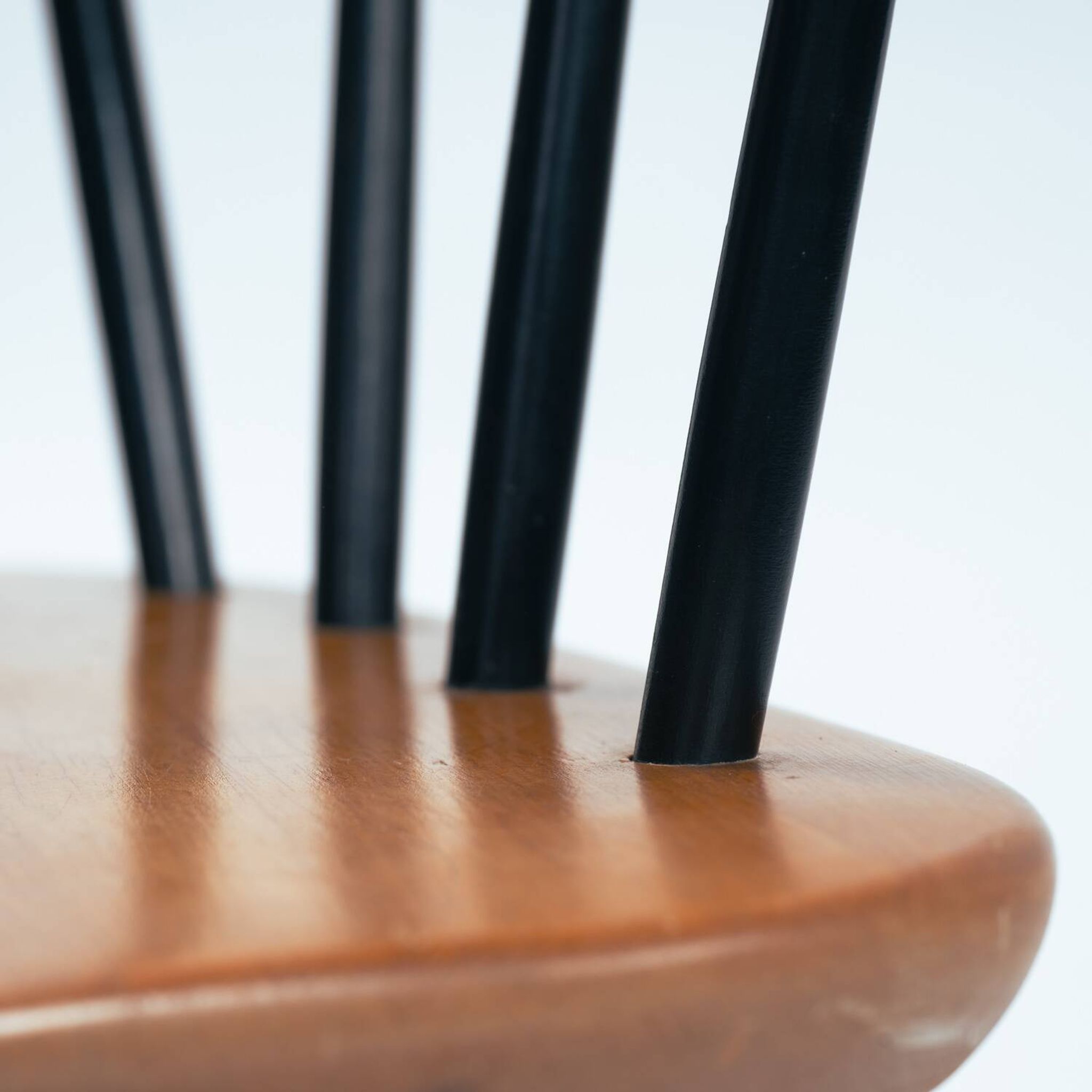 Fauteuil à bascule danois Lena Larsson Grandessa du milieu du siècle, années 1950