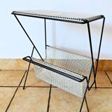 Side table with integrated magazine rack Tjerk Reijenga Pilastro 1950s