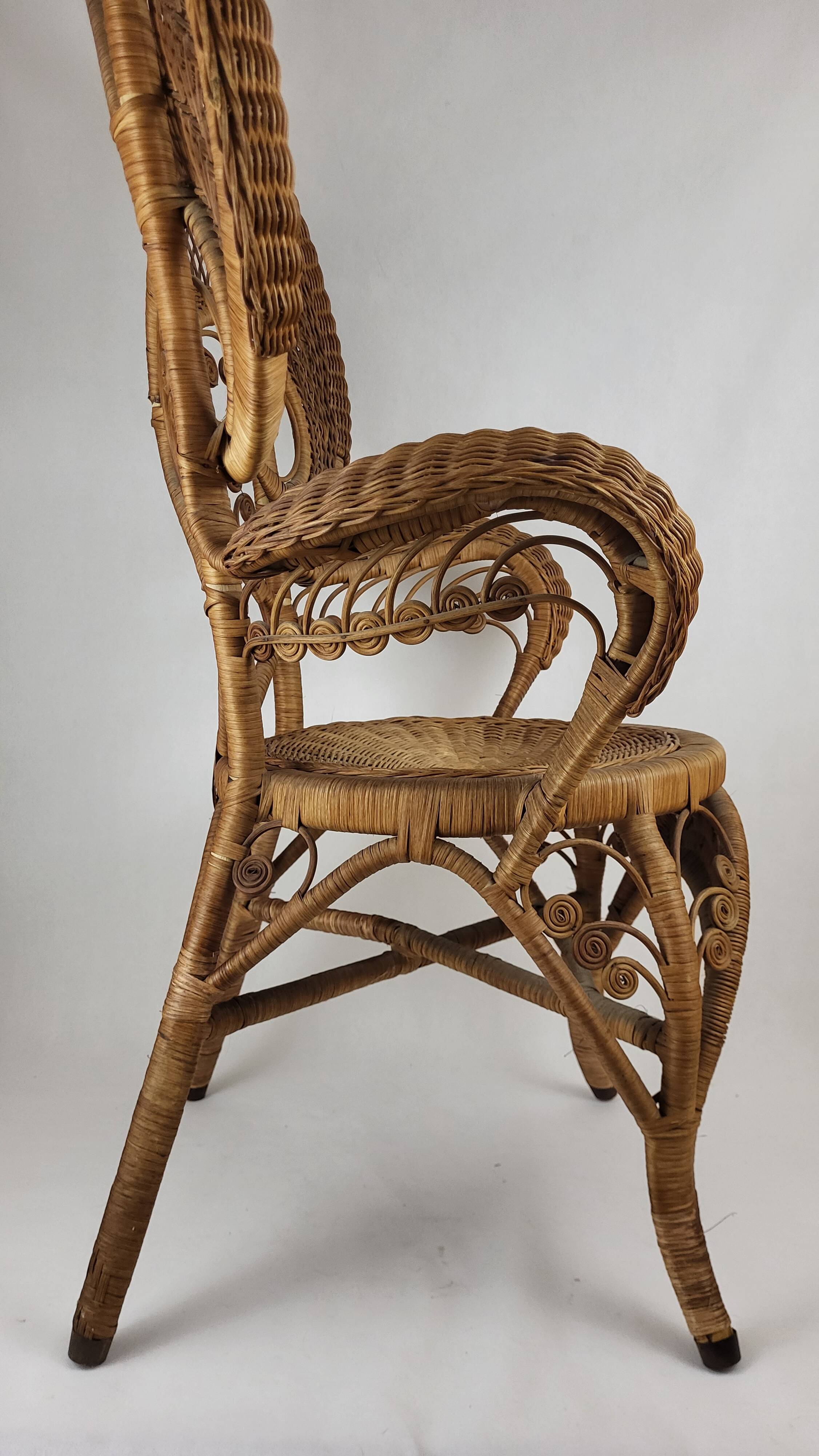 Emmanuelle Peacock Armchair 1960s