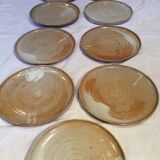 Vintage stoneware plates