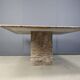 Vintage square granite dining table, 1970s