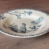 Gien porcelain soup plate