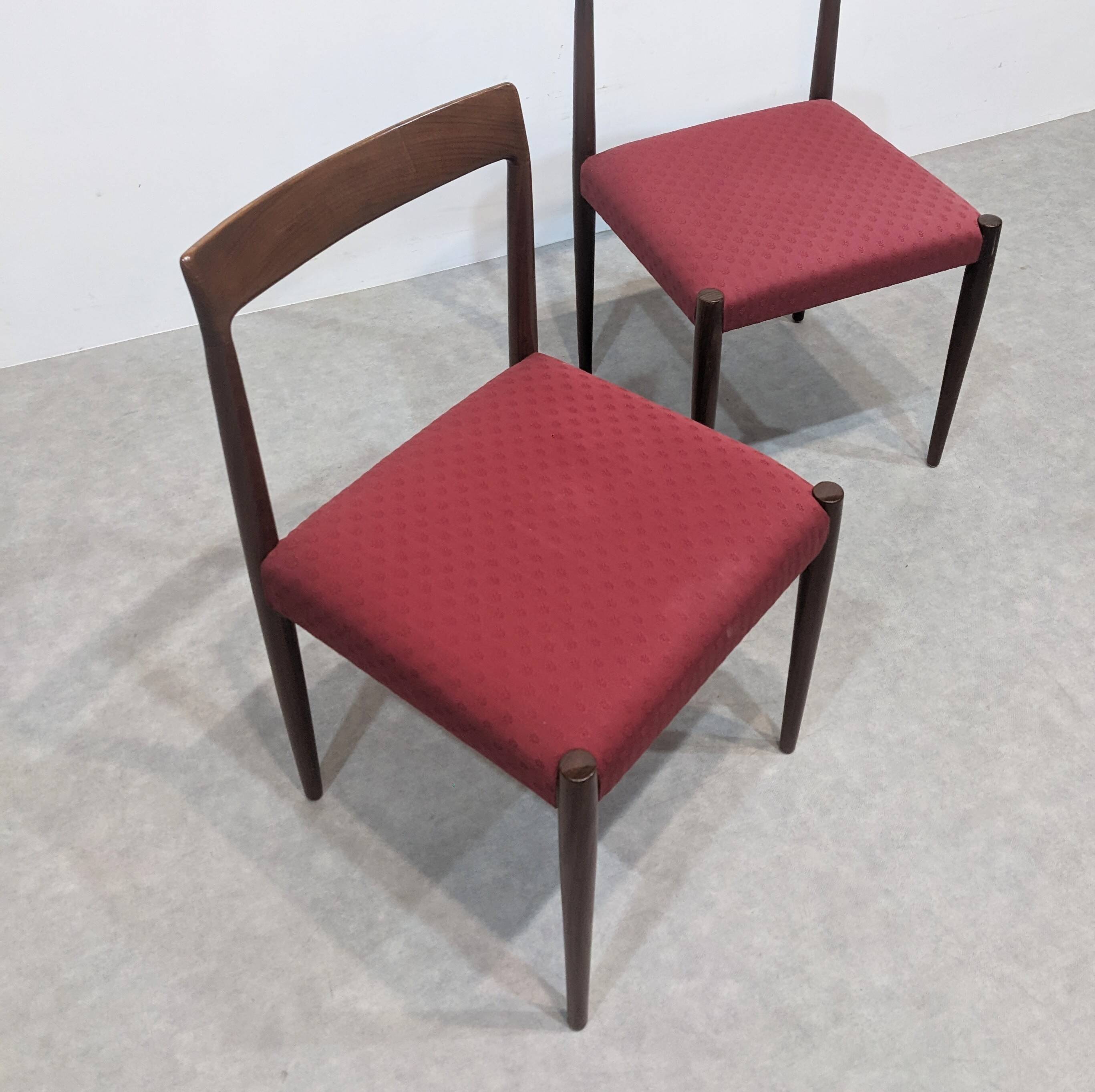 Duo of mic-century chairs