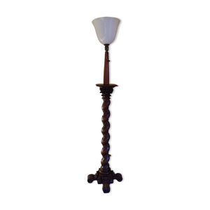 Lampadaire en bois