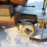 Locomotive copper red