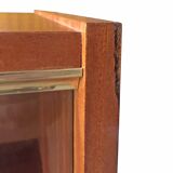 Vintage wooden bookcase with Scandinavian design