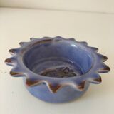 Handcrafted blue earthenware pocket emptier